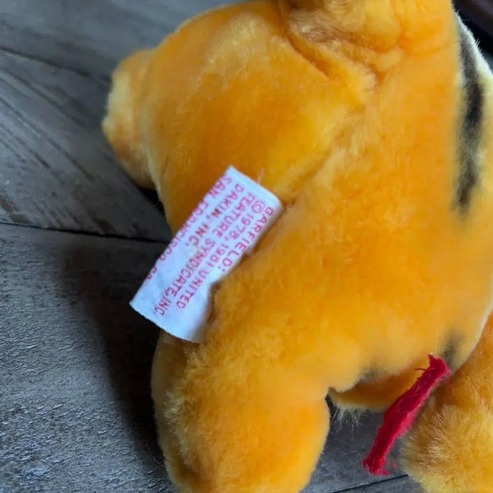 Vintage 1981 Dakin Garfield CUPID Wings Bow & Arrow Plush